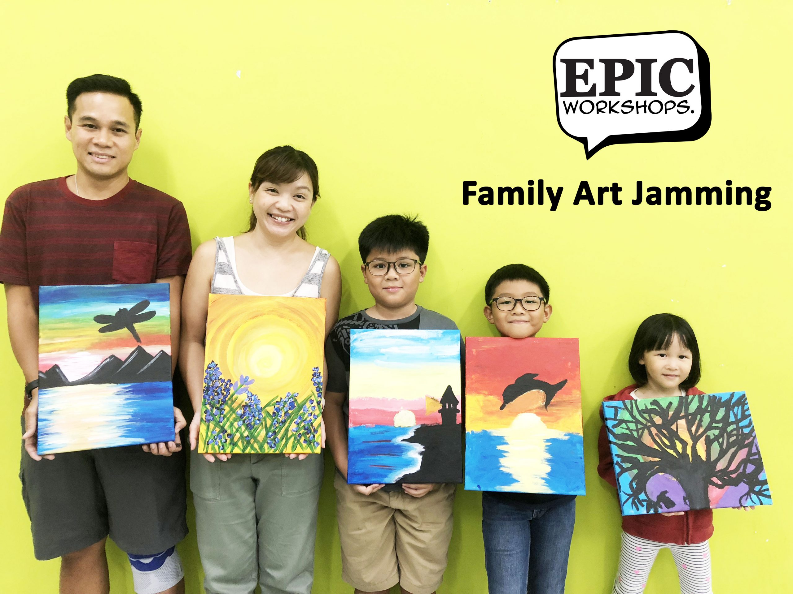 Family-Art-Jamming Art Jamming Workshop in Singapore
