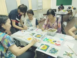 Tiles Painting Workshop for Seniors