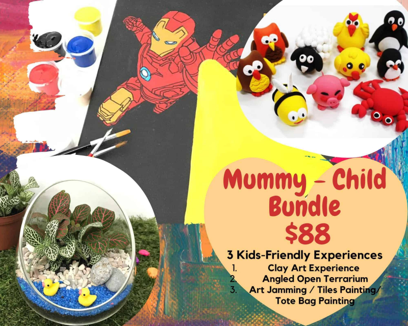 Mummy & Child Bonding Bundle: Stay Home Experience Kits January 2022
