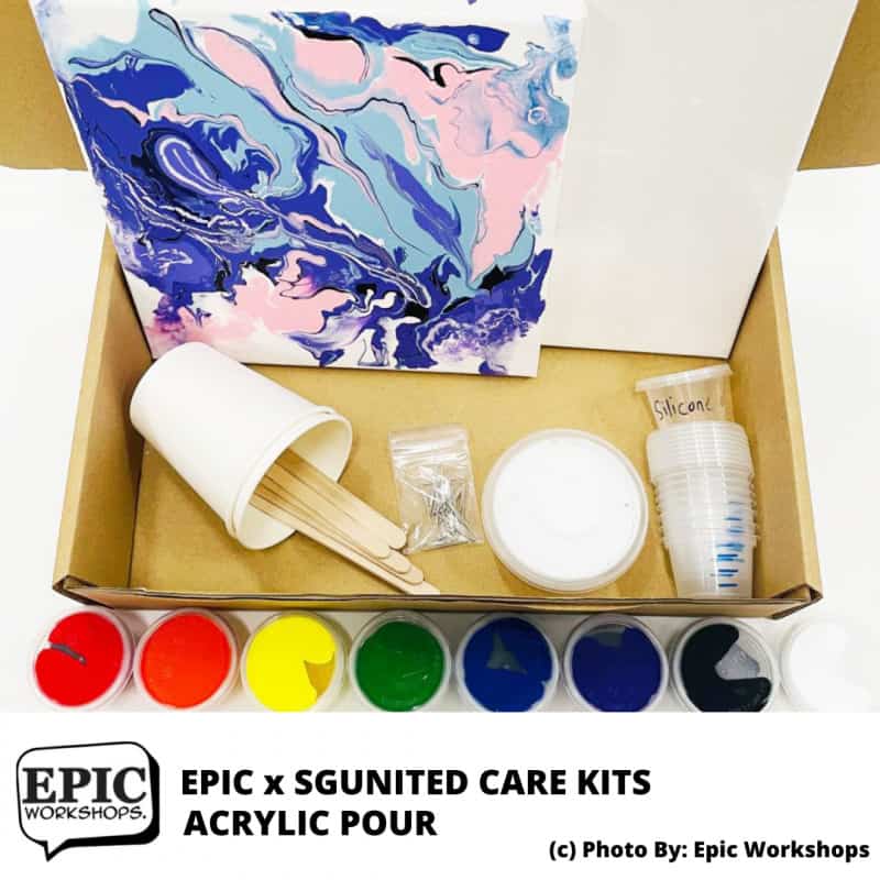 Stay Home Experience Kits - Pour Acrylic Stay Home Experience Kits - Pour Acrylic January 2022