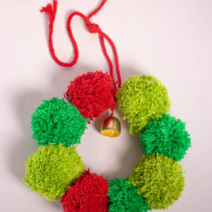 PomPom Xmas Wreath