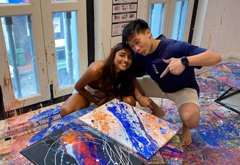 Art jamming workshop Singapore beginners