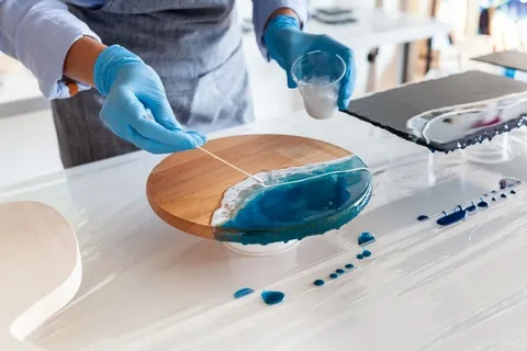 Resin workshop in Singapore