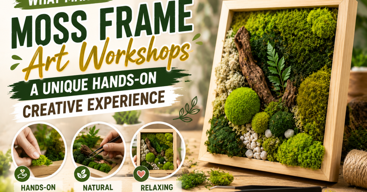 What Makes Moss Frame Art Workshops a Unique Hands-On Creative Experience